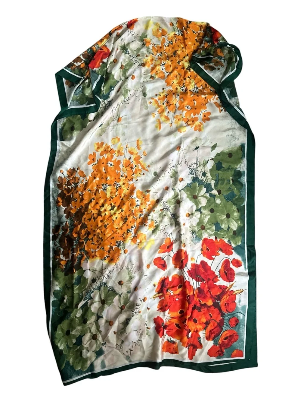 Caftan Dress Floral Print One Size Fits Most